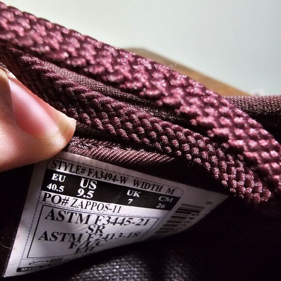 Carhartt Womens Force 3 Nano Safety Toe Work Sneaker Purple 9.5 - Picture 8 of 9